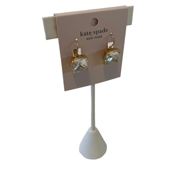 Kate Spade Square Crystal Posts. Very Pretty! - Picture 2 of 6